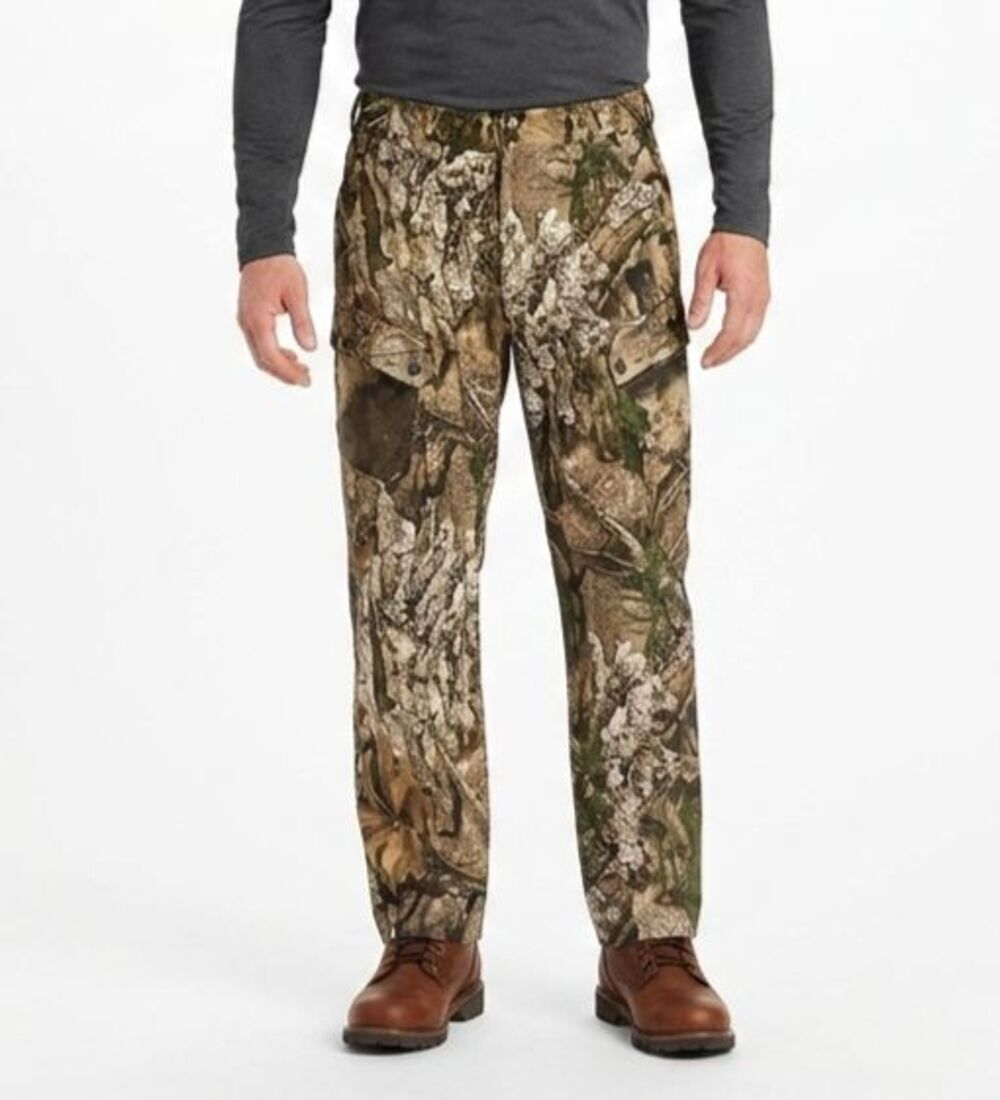 Realtree APX Camo Hunting Cargo Pants Mens Large L 34x29 6-Pocket Cotton Blend